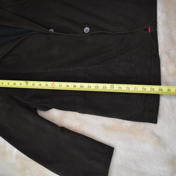 Club of Gents Dark Brown Cotton Casual Blazer Jacket Men’s Size Large - Picture 8 of 16